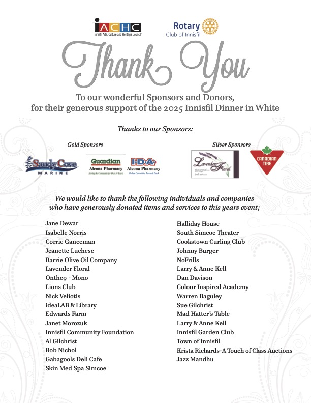 dinner in white poster